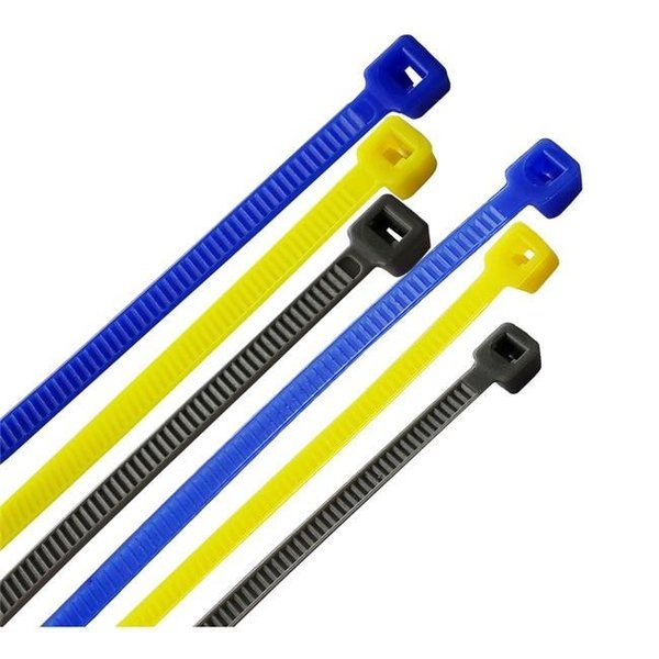 Steel Grip Steel Grip 3004693 4 & 8 in. Cable Tie; Assorted Color - Pack of 200 3004693